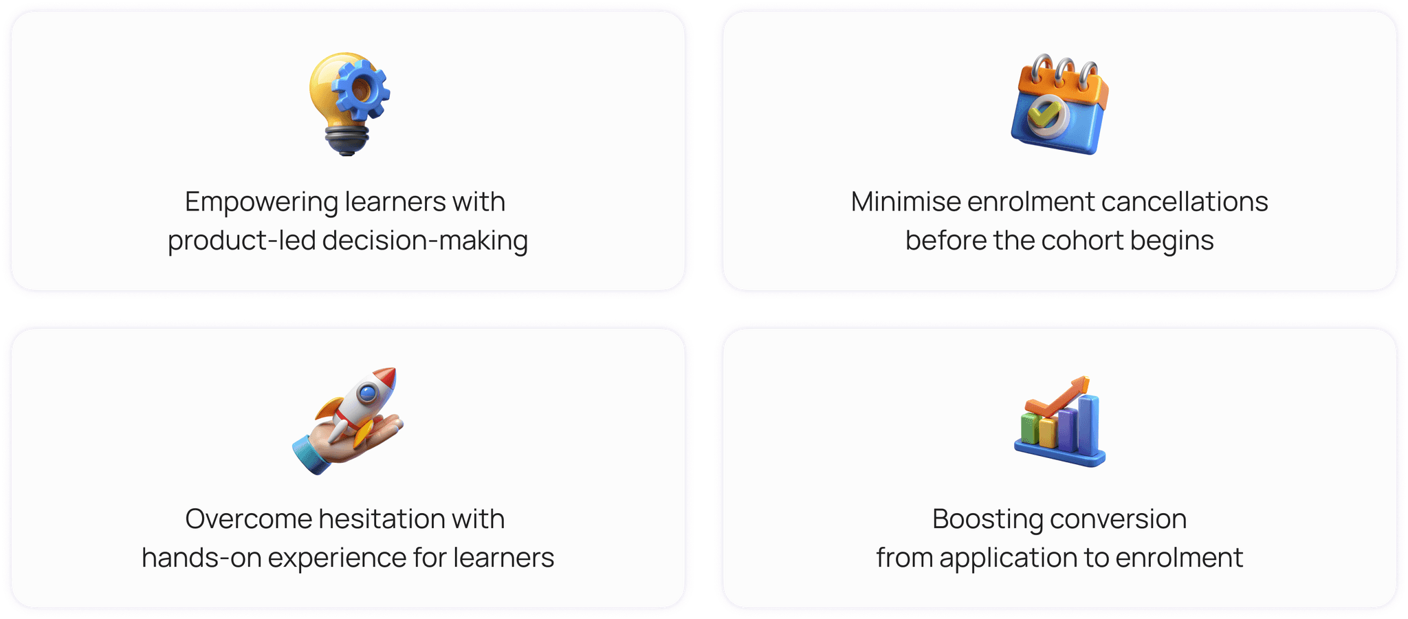 From hesitant leads to committed learners